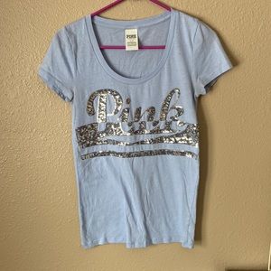Victorias Secret PINK sequin tee shirt